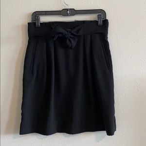 Black Skirt with Bow & POCKETS